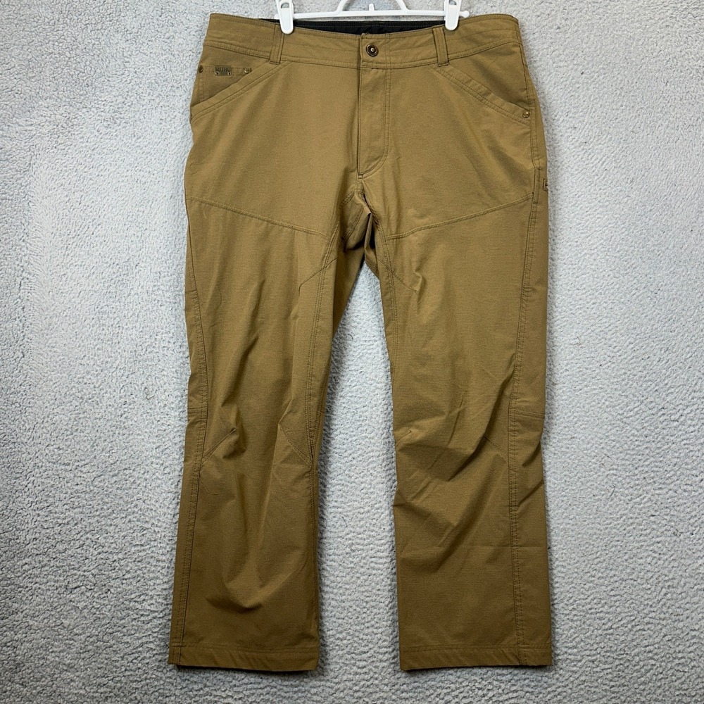 KUHL Pants Mens 36X32 Silencr Khaki Ripstop 4-Way Stretch Performance Pockets